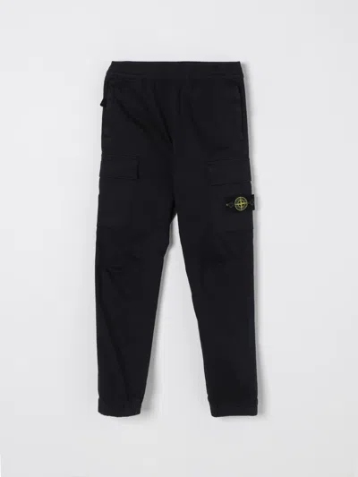 Stone Island Pants  Junior Kids Color Navy