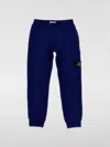 Stone Island Logo Patch Joggers In Navy