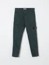 Stone Island Pants  Junior Kids Color Petroleum Blue In 石油蓝