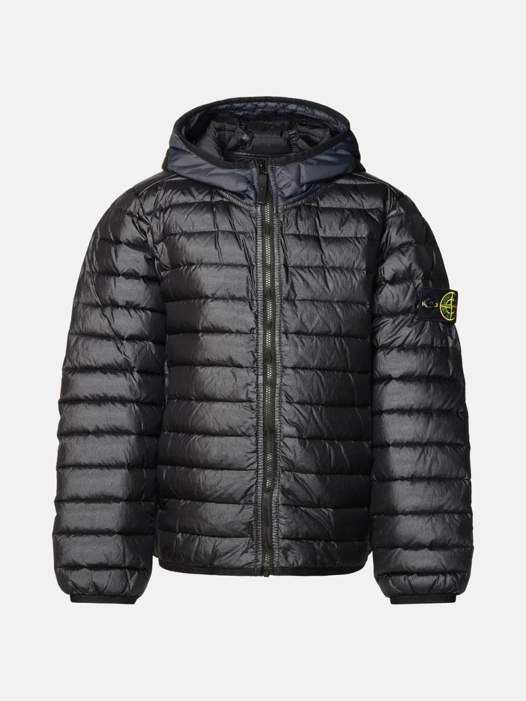 Stone Island Junior Piumino Capp. In Black ModeSens