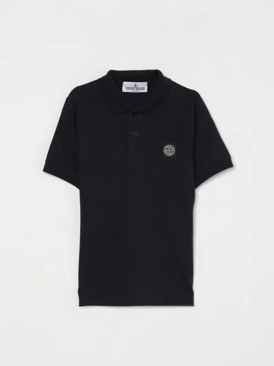 Stone Island Polo Shirt  Junior Kids Color Blue