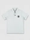 Stone Island Cotton-blend Jersey Polo Shirt In Grey 1