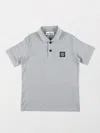 Stone Island Polo Shirt  Junior Kids Color Grey