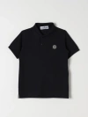 Stone Island Polo Shirt  Junior Kids Color Navy