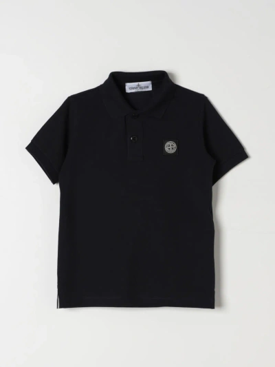 Stone Island Junior Polo Shirt  Kids Colour Navy