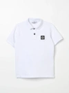 Stone Island Junior Polo Shirt  Kids Color White