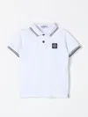 Stone Island Polo Shirt  Junior Kids Color White In Weiss