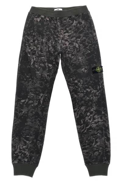 Stone Island Junior Press Joggers In Gray
