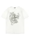 Stone Island Compass-print T-shirt In White