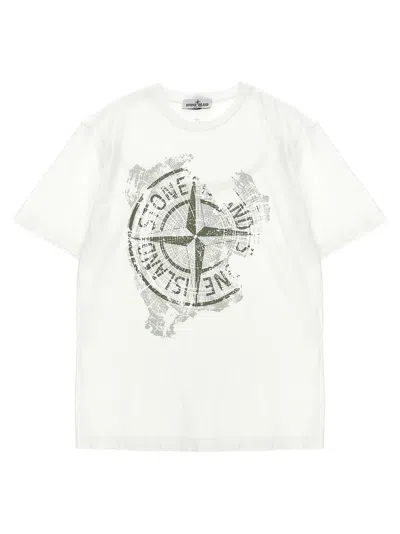 STONE ISLAND PRINTED T-SHIRT