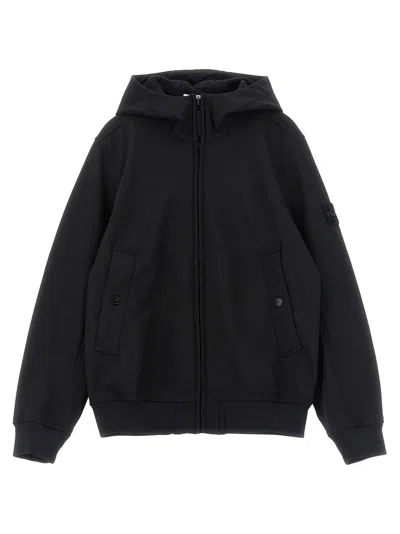 Stone Island Junior Q100001 Jacket In Black