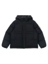 Stone Island Junior Quilted Down Down Jacket In Black