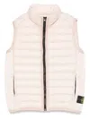 Stone Island Quilted Gilet In Pink