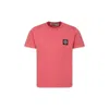 Stone Island Chest Logo-patch T-shirt In Red