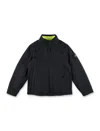 Stone Island Removable Fleece Lining Jacket In Black