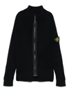 Stone Island Cardigan Mit Kompass-patch In Blue