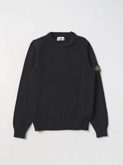 Stone Island Sweater  Junior Kids Color Black