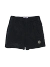Stone Island Junior Compass-motif Swim Shorts In Navy Blue
