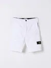 Stone Island Short  Junior Kids Color White In White