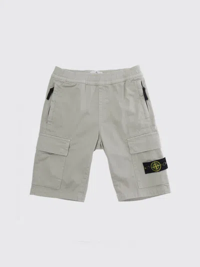 Stone Island Junior Shorts Kids Color Grey In Gray
