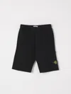 Stone Island Shorts  Junior Kids Color Black In Black