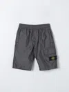 Stone Island Shorts  Junior Kids Color Black In 黑色