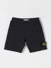 Stone Island Junior Shorts  Kids Color Blue