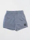 Stone Island Junior Shorts  Kids Color Blue