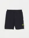 Stone Island Shorts  Junior Kids Color Blue In Blau