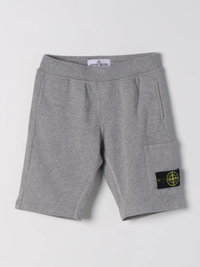 Stone Island Shorts  Junior Kids Color Dust In Dust