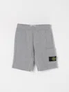 Stone Island Shorts  Junior Kids Color Grey