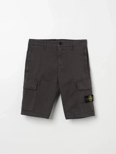 Stone Island Junior Shorts  Kids Colour Grey