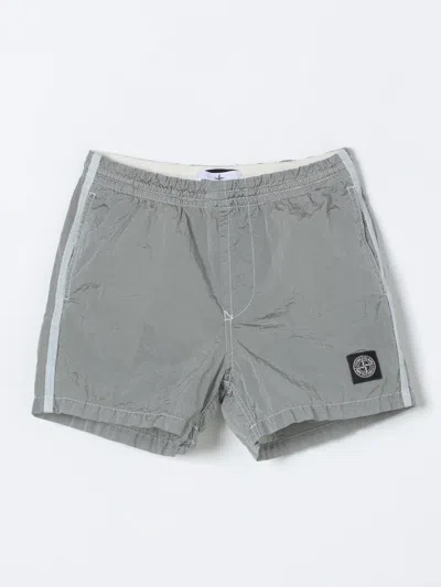 Stone Island Junior Shorts  Kids Color Grey