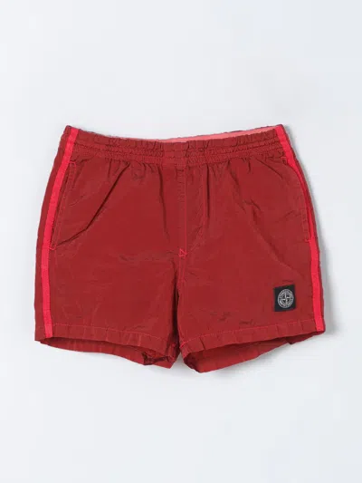 Stone Island Junior Shorts  Kids Colour Lobster