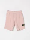 Stone Island Junior Shorts  Kids Color Pink