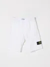 Stone Island Junior Shorts  Kids Color White In White