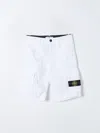 Stone Island Shorts  Junior Kids Color White In White