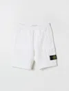 Stone Island Junior Shorts  Kids Color White In Weiss