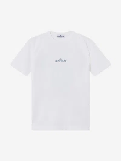 Stone Island Babies'  Junior  Boys Compass Logo Print T-shirt In White