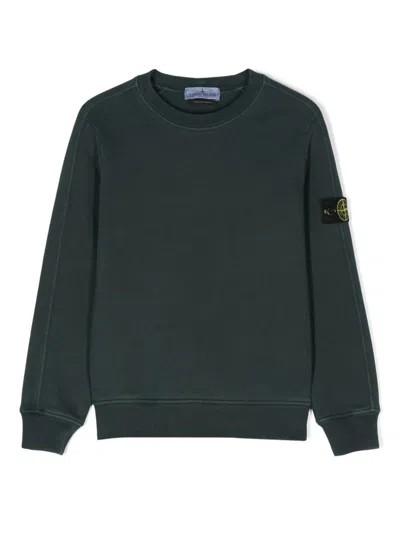 Stone Island Junior Stone Island Kids Sweaters Green