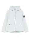 Stone Island Coat  Junior Kids Color Sky Blue