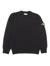 Stone Island Sweater  Junior Kids Color Black In Black