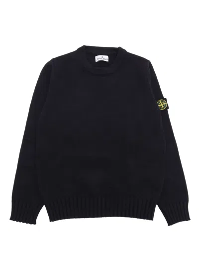 Stone Island Kids' Sweater In Blue