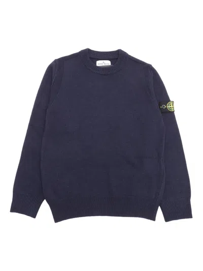 Stone Island Kids' Sweater In Blue