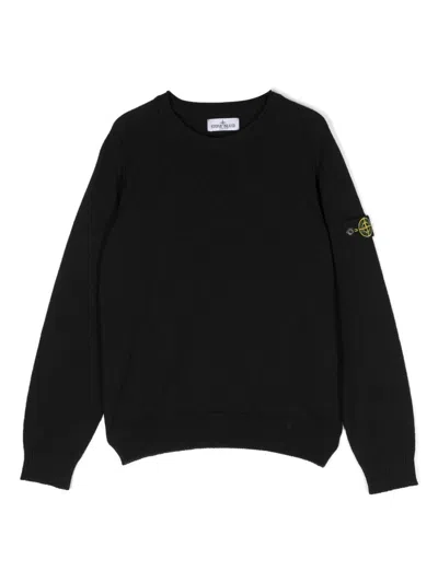 STONE ISLAND SWEATER,8016507D3 V0020 NAVY BLUE