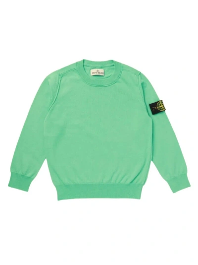 Stone Island Kids' Sweater In Green