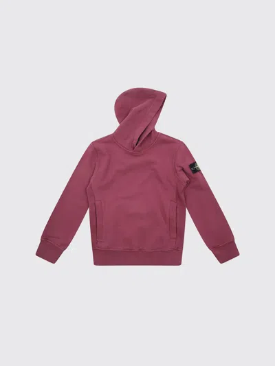 Stone Island Junior Sweater Kids Color Red In Pink