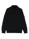 Stone Island Compass-badge Sweater In Navy Blue
