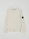 Stone Island Sweater  Junior Kids Color Beige In Neutral