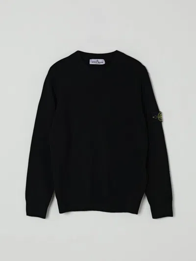 STONE ISLAND SWEATER STONE ISLAND JUNIOR KIDS COLOR BLACK,432024002